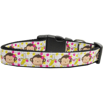 Monkeys and Bananas Nylon Cat Collar