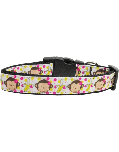 Monkeys and Bananas Nylon Cat Collar