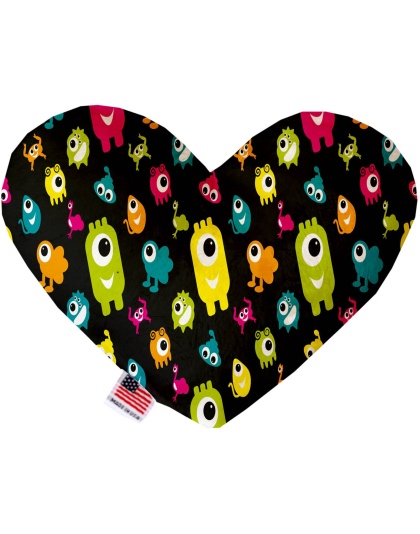 Monster Zoo 6 Inch Canvas Heart Dog Toy