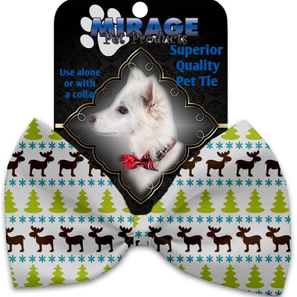 Mountain Moose Pet Bow Tie Collar Accessory with Velcro