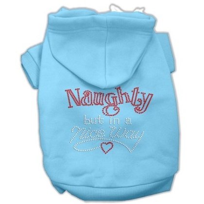 Naughty But Nice Hoodies Baby Blue L