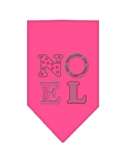 Noel Rhinestone Bandana Bright Pink Large