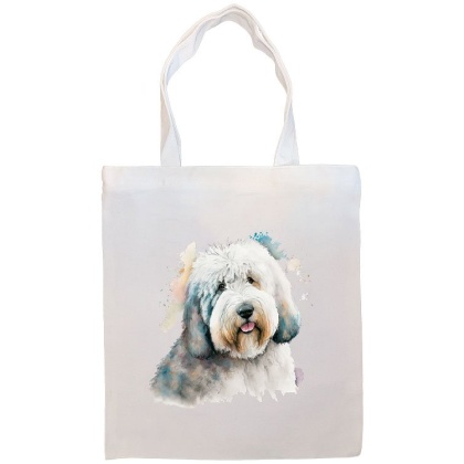 Old English Sheepdog Canvas Tote Bag Style2