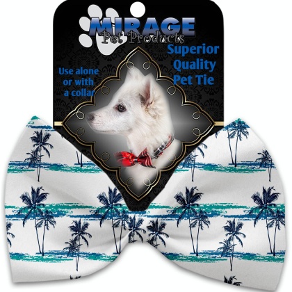 Palm Tree Paradise Pet Bow Tie