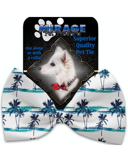 Palm Tree Paradise Pet Bow Tie