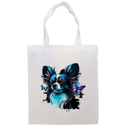 Papillon Canvas Tote Bag Style1