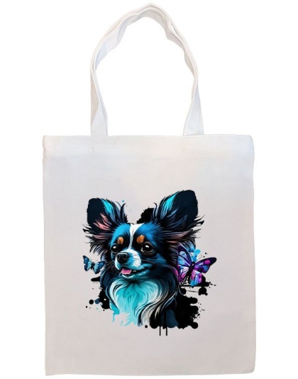 Papillon Canvas Tote Bag Style1