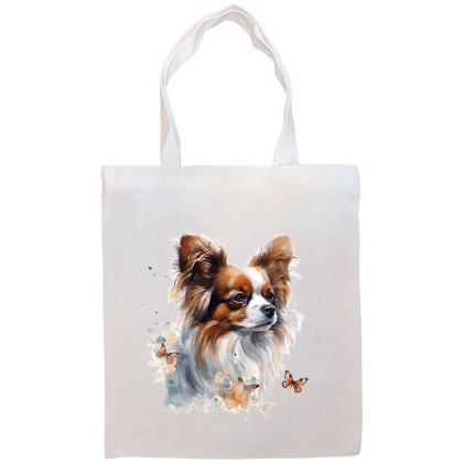 Papillon Canvas Tote Bag Style3