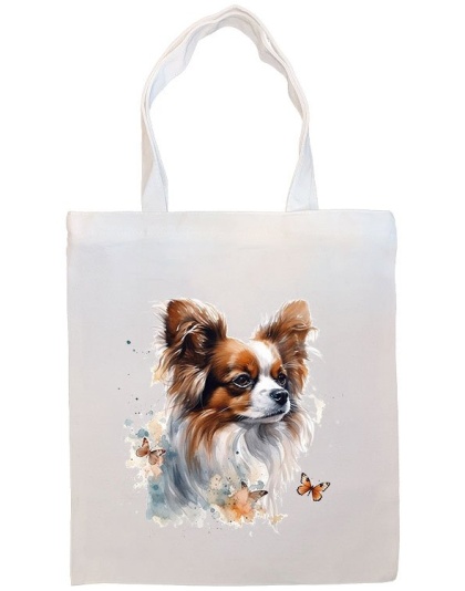 Papillon Canvas Tote Bag Style3