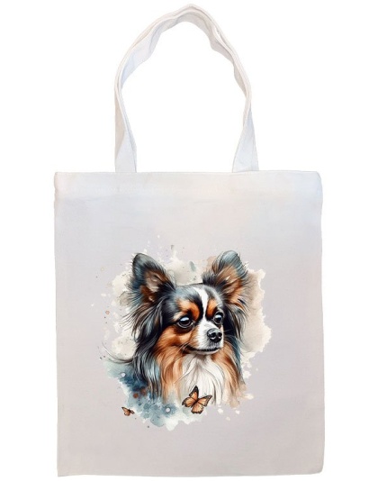 Papillon Canvas Tote Bag Style4