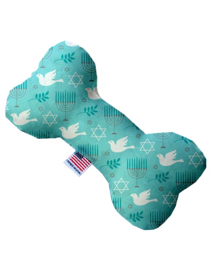 Peace and Hannukah 10 Inch Bone Dog Toy