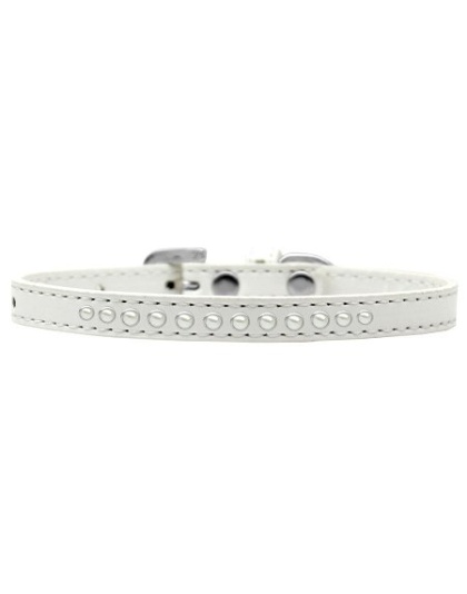 Pearl Size 10 White Puppy Collar