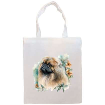 Pekingese Canvas Tote Bag Style2