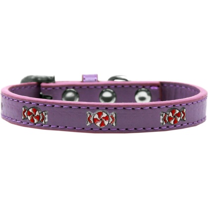 Peppermint Widget Dog Collar Lavender Size 10