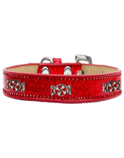 Peppermint Widget Dog Collar Red Ice Cream Size 10
