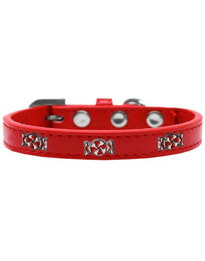 Peppermint Widget Dog Collar Red Size 10