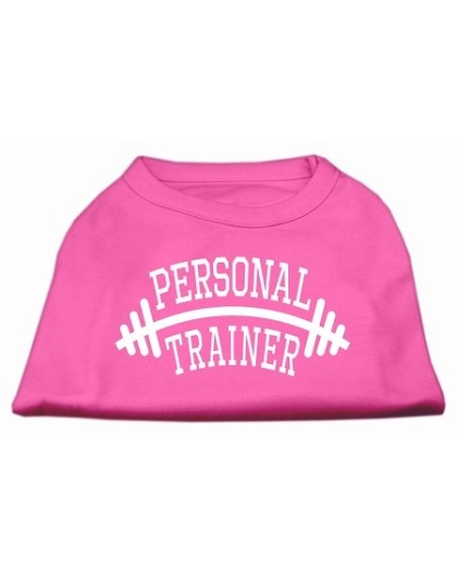 Personal Trainer Screen Print Shirt Bright Pink 4X (22)