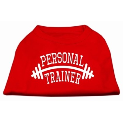 Personal Trainer Screen Print Shirt Red 4X (22)