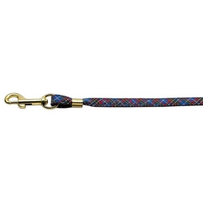 Plaid Leash Blue No Stones