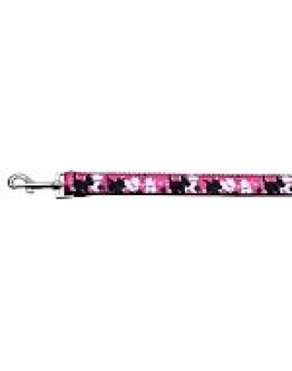 Plaid Pups Nylon Ribbon Collars 1 wide 6ft Leash