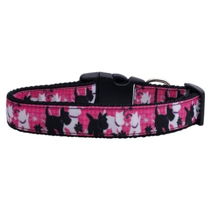 Plaid Pups Nylon Ribbon Collars Large