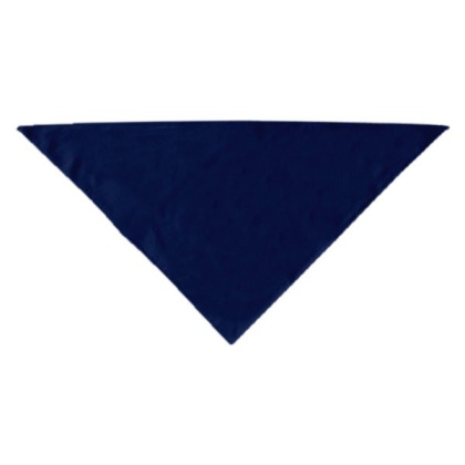 Plain Bandana Navy Blue large