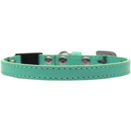 Plain Breakaway Cat Collar Aqua Size 10