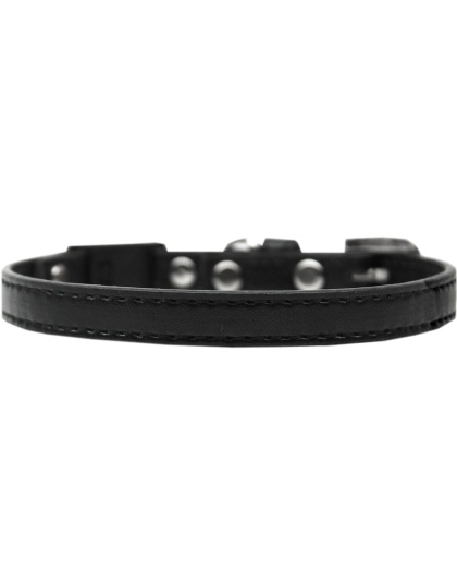 Plain Breakaway Cat Collar Black Size 10