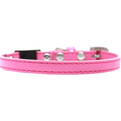 Plain Breakaway Cat Collar Bright Pink Size 10