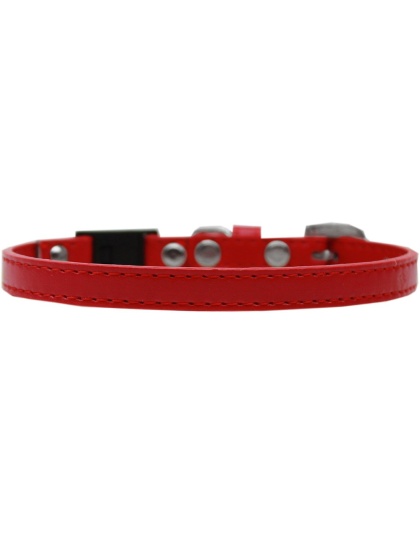 Plain Breakaway Cat Collar Red Size 10