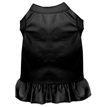 Plain Pet Dress Black 4X