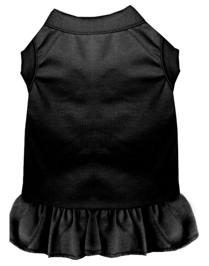 Plain Pet Dress Black 4X