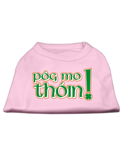 Pog Mo Thoin Screen Print Shirt Light Pink Lg