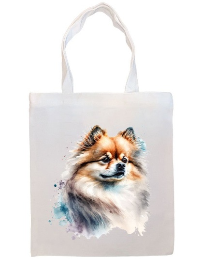 Pomeranian Canvas Tote Bag Style2