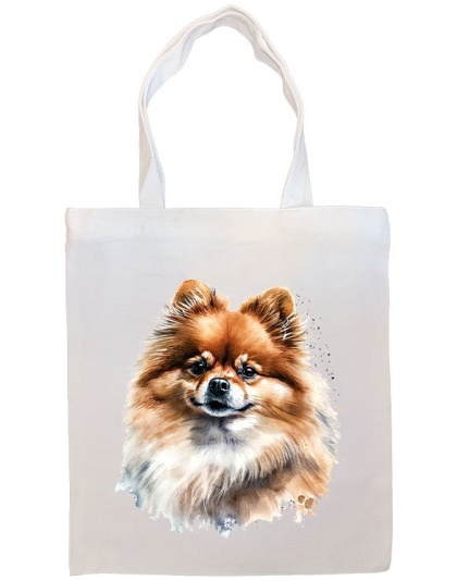 Pomeranian Canvas Tote Bag Style4