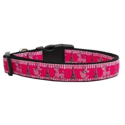 Poodles in Paris Nylon Cat Collar