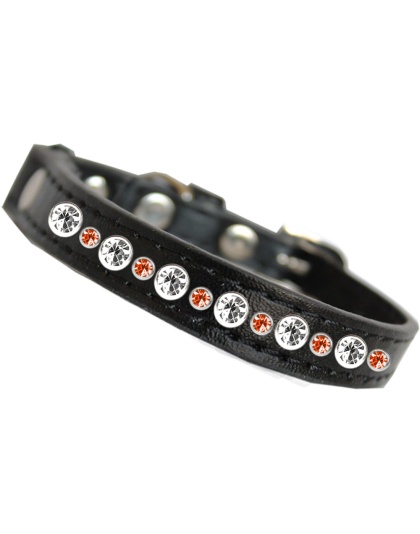 Posh Halloween Jeweled Cat Collar Black Size 10