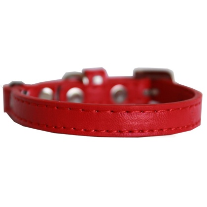 Premium Plain Cat safety collar Red Size 10