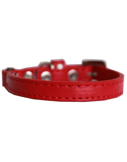 Premium Plain Cat safety collar Red Size 10