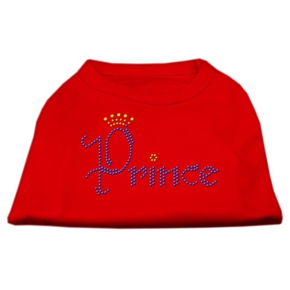 Prince Rhinestone Shirts Red L