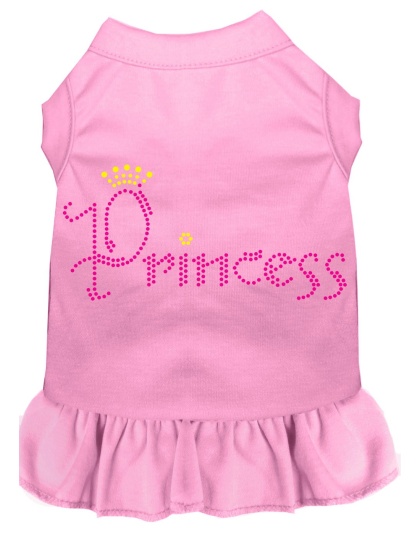 Princess Rhinestone Dress Light Pink 4X