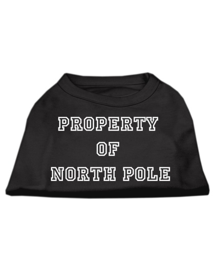 Property of North Pole Screen Print Shirts Black L