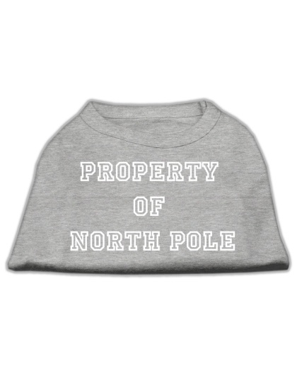 Property of North Pole Screen Print Shirts Grey L