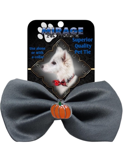 Pumpkin Widget Pet Bowtie Grey