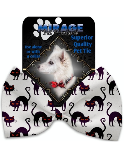 Purple Kitties Pet Bow Tie