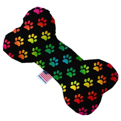 Rainbow Paws 10 inch Canvas Bone Dog Toy