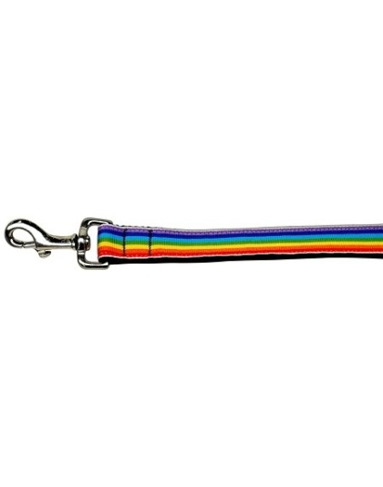 Rainbow Striped Nylon Collars Rainbow Stripes 1 wide 4ft Lsh