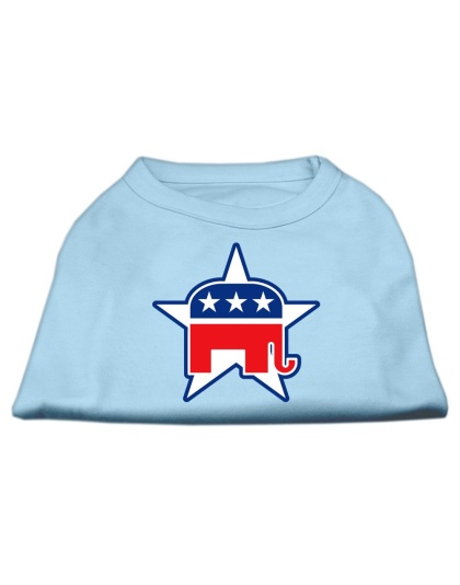 Republican Screen Print Shirts Baby Blue L