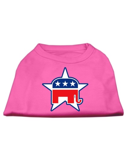 Republican Screen Print Shirts Bright Pink L