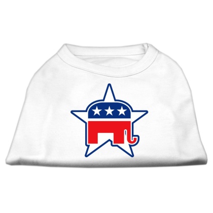 Republican Screen Print Shirts White L